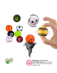 Mini Round Spinner Balls – Assorted 3.5cm Vending Toys (100 Pcs)
